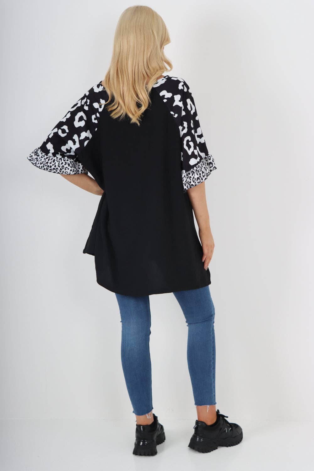 Miss Bold – wholesale Tunic – Women’s – Italian Animal Printed Sleeve Tunic Top7