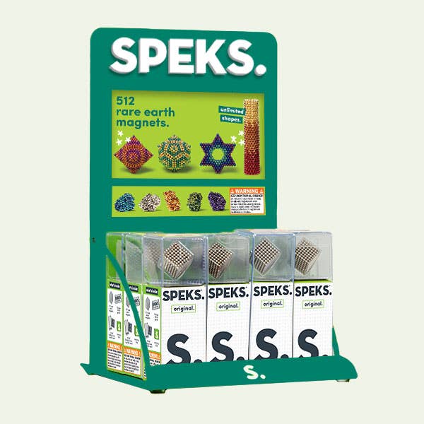 Green Speks - Metal Display for wholesale on Faire2