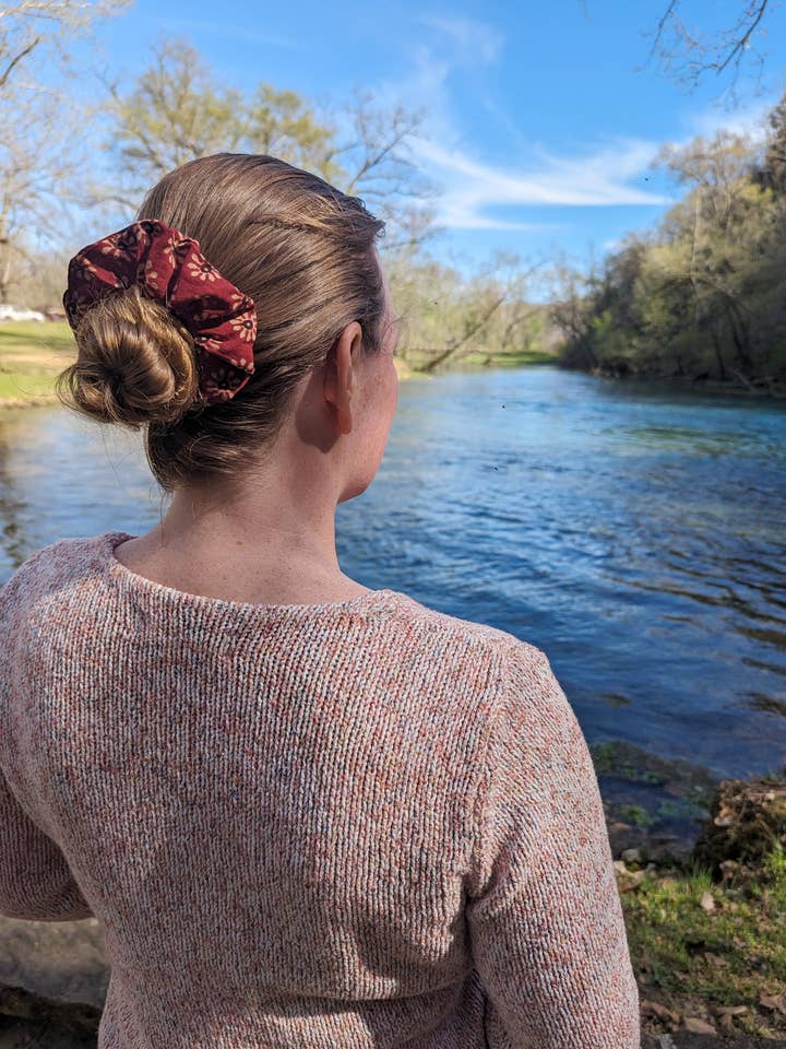 Hand-Blockprinted Scrunchie Set for wholesale by Chic & Gold