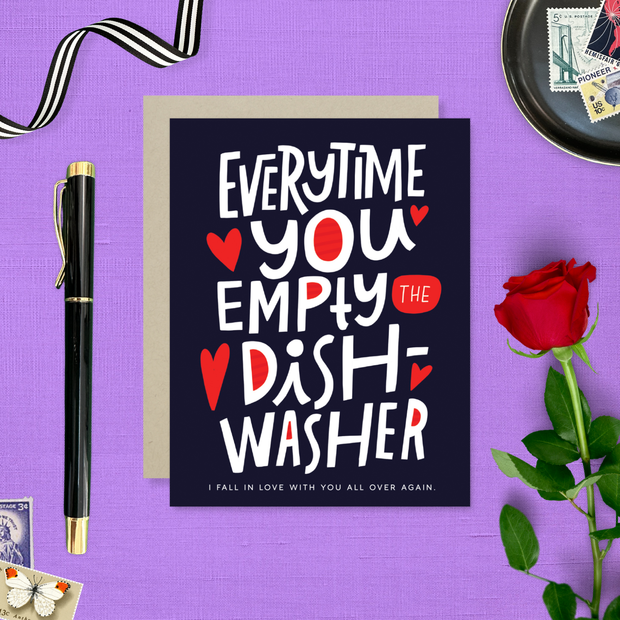 Barone and Co. - Wholesale Love Card - Empty Dishwasher Love Card2