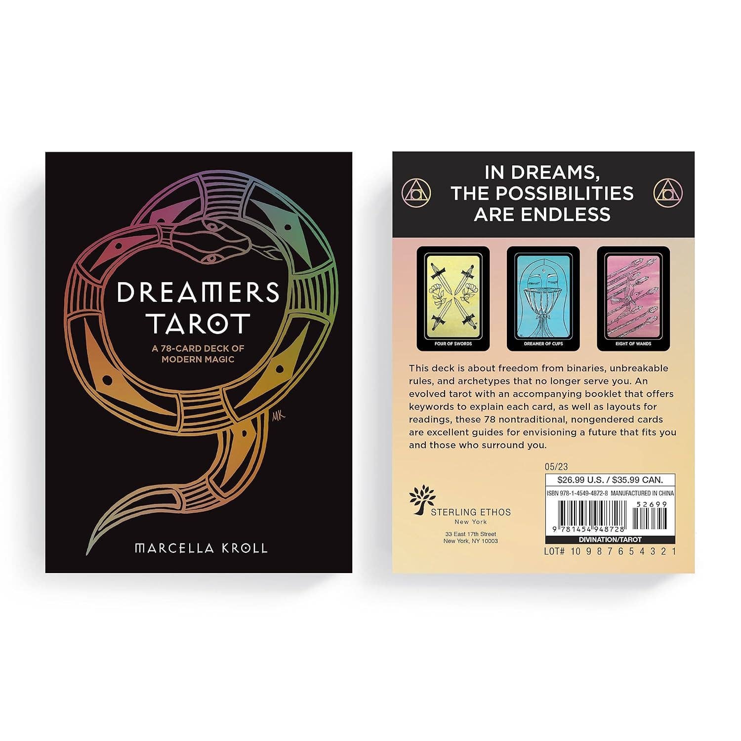 Hachette Book Group - Wholesale Tarot Cards - Dreamers Tarot Deck by Marcella Kroll3