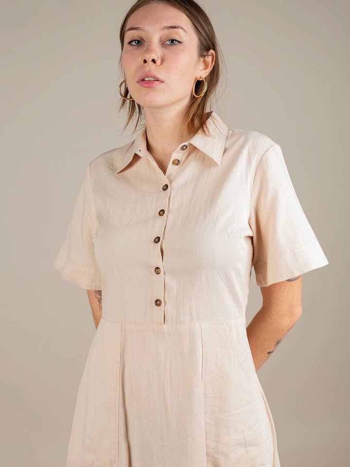 NLT - Wholesale Dress - Women's - Ilana Dress - Bone1