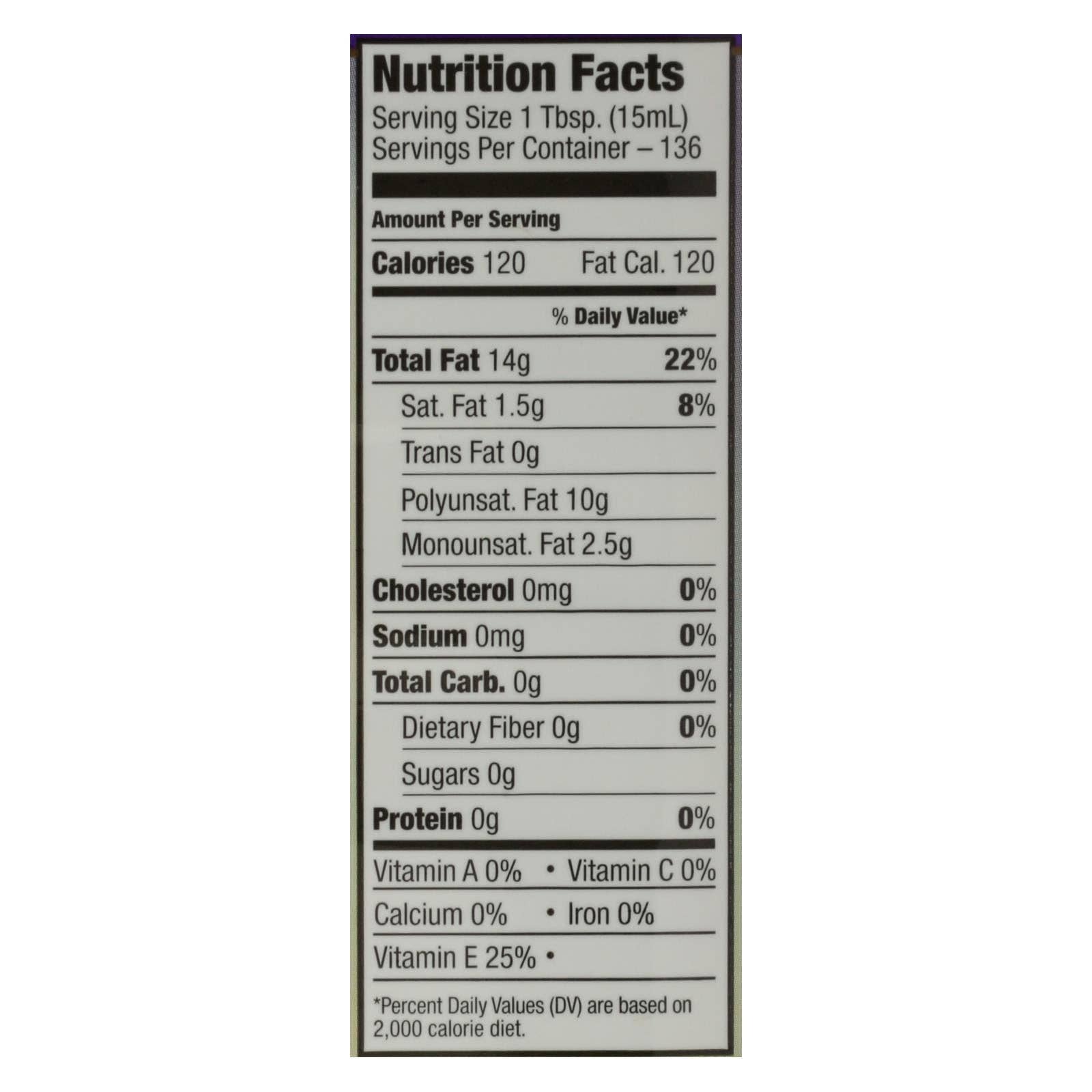 Everyday Supply Co - Wholesale Cooking Oil - Pompeian 100% Grapeseed Oil - Case of 8 - 68 FZ1