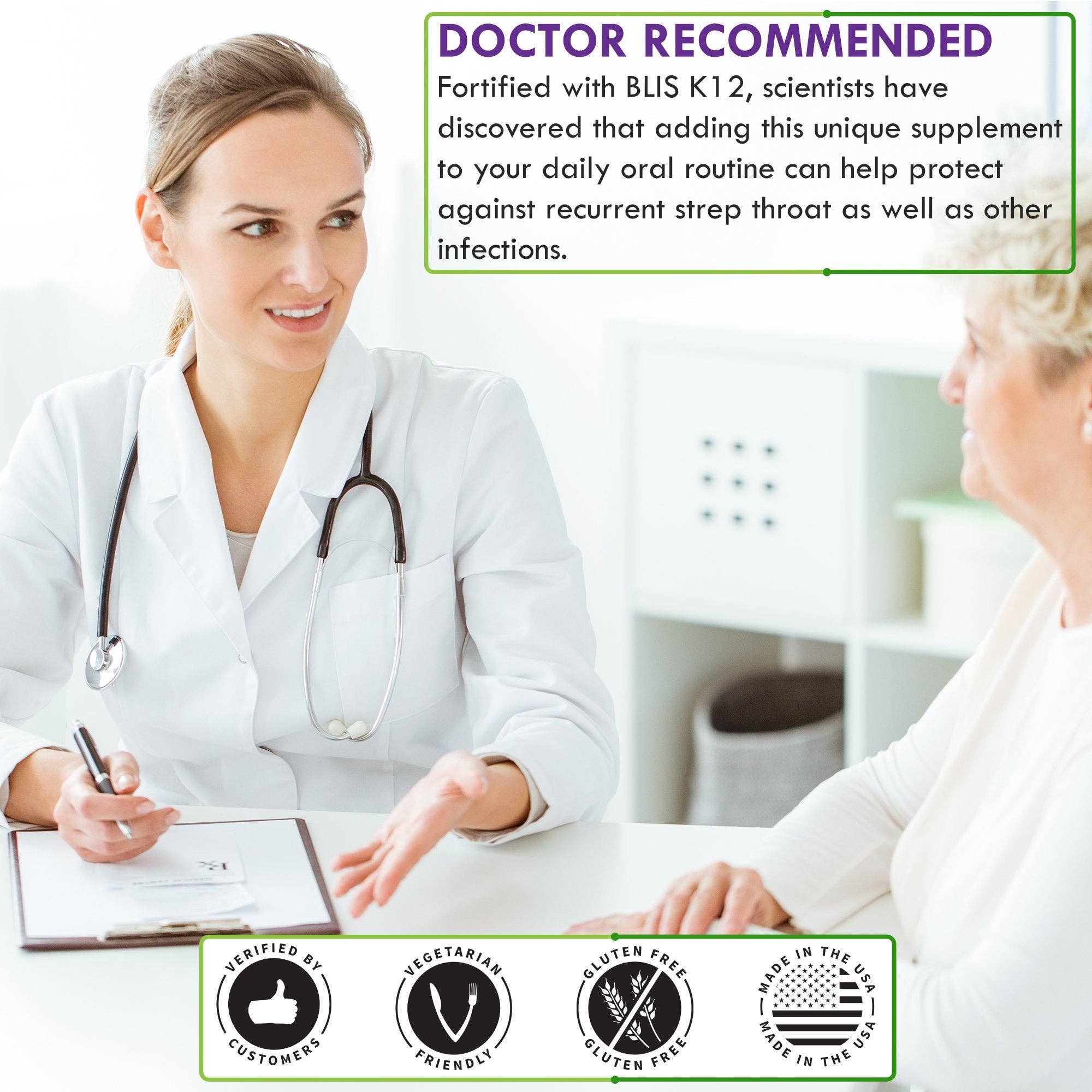 Mars Wellness - Vendita all'ingrosso Vitamine/integratori orali - Integratore Probiotico Orale con BLIS K12 4 Miliardi di CFU -5