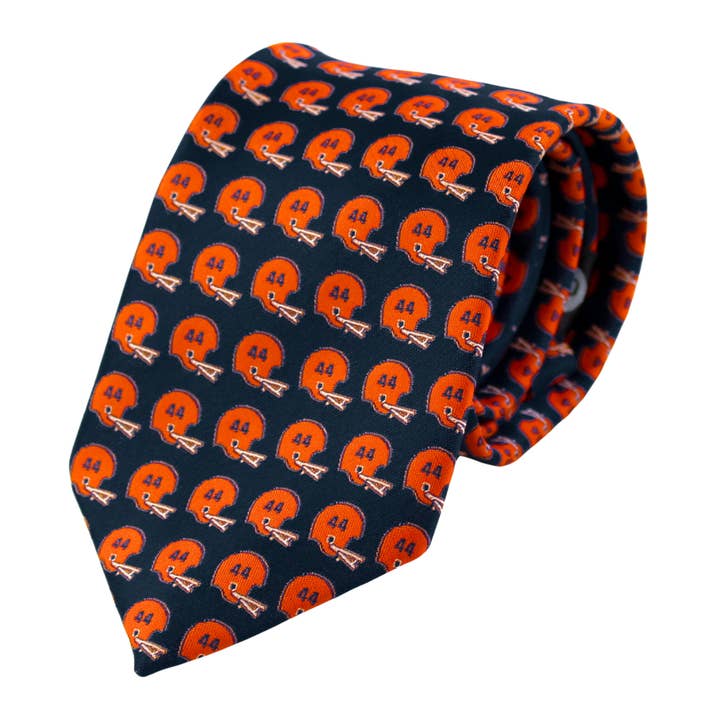 Cravate de football à répétition Syracuse, orange pour la vente par Donegal Bay