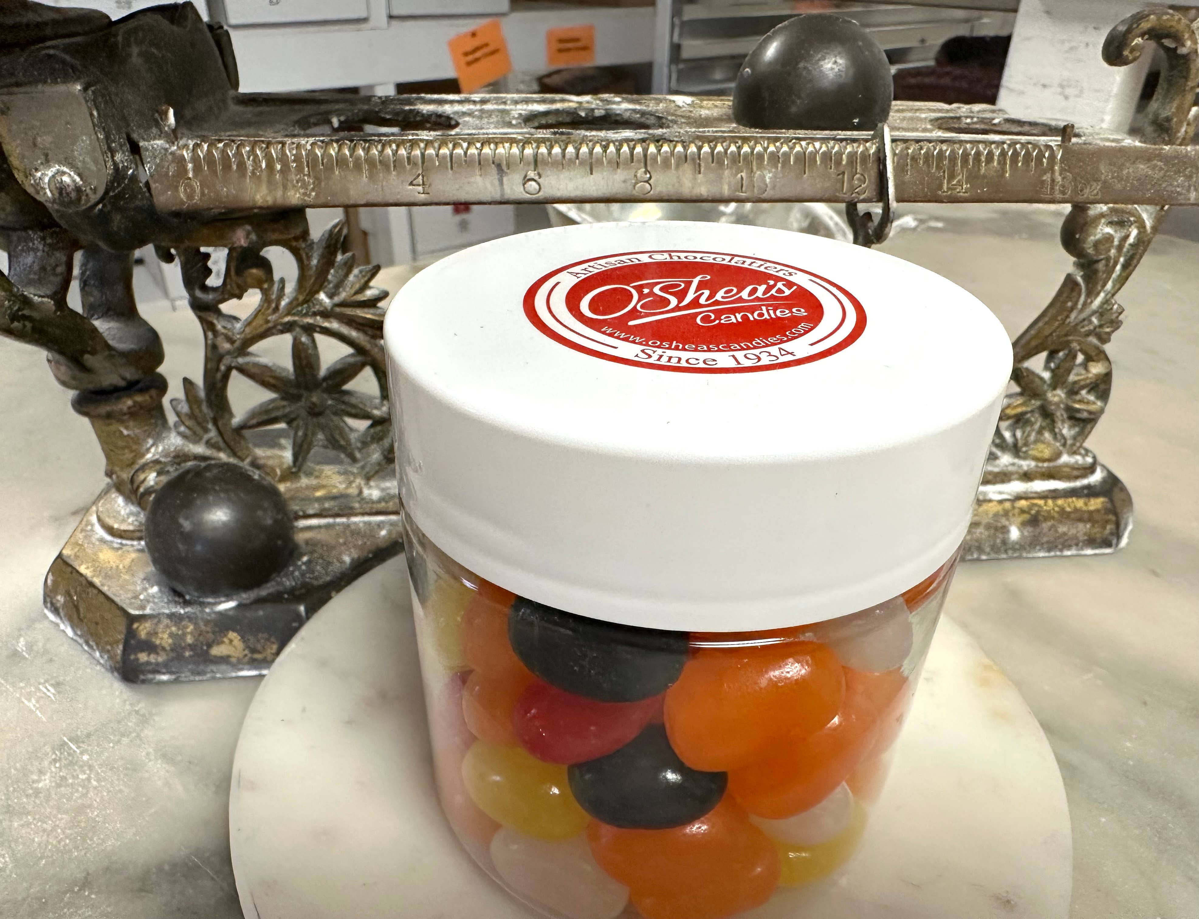 O'Shea's Candies Sweet Shop - Wholesale Gummy - Gourmet Old Fashioned Jumbo Spice Jelly Beans w/Jar 16OZ3