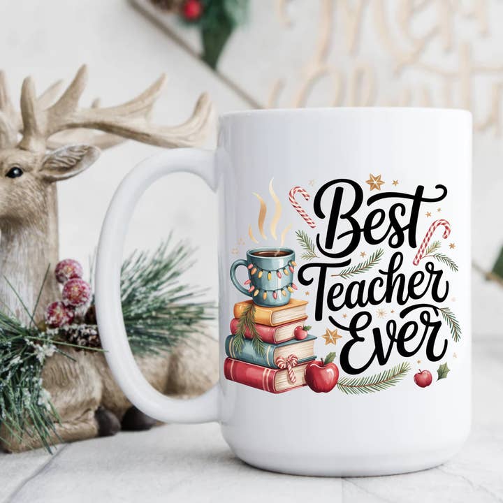 Meilleur Professeur de Tous les Temps | Tasse de Noël pour la vente par AromaSarapy