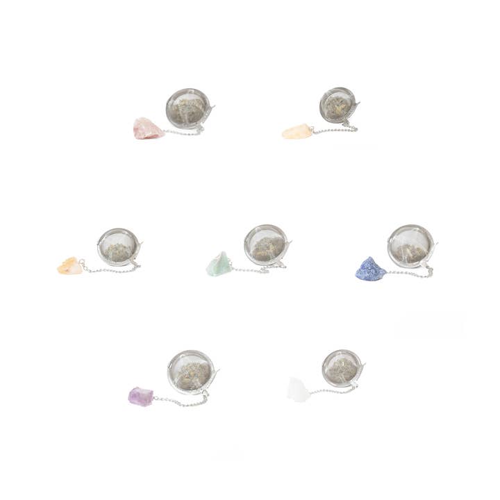 Cactus Moon Apothecary - Wholesale Tea Strainer/Infuser - Chakra Tea Infuser Collection (set of 7)7