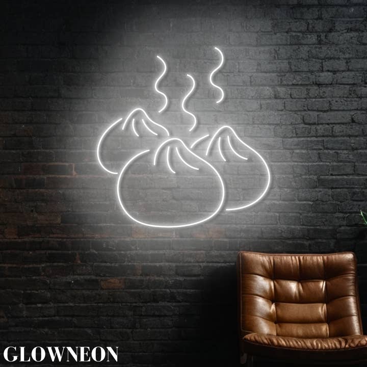 Glow Neon - Wholesale Neon Sign - Dumpling Chinese Restaurant Wall Art, Dumpling Shop Led Sign1
