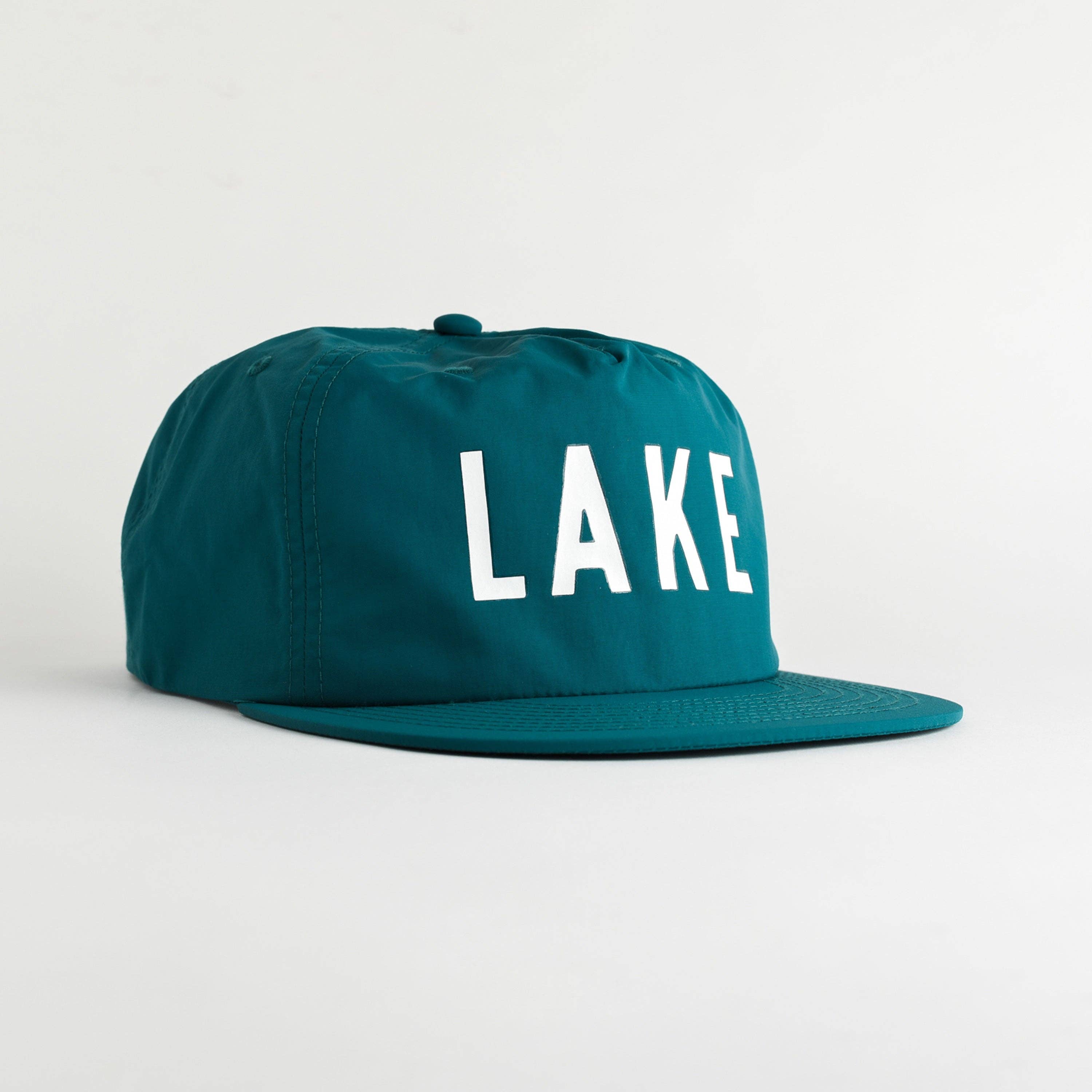 Endless August Supply Co. - Wholesale Flat Brim Cap - Unisex - Lake Recycled Nylon Hat1