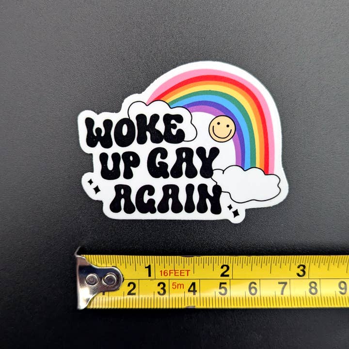 All That Raaz – wholesale Klistermärke – Woke Up Gay Again klistermärke
