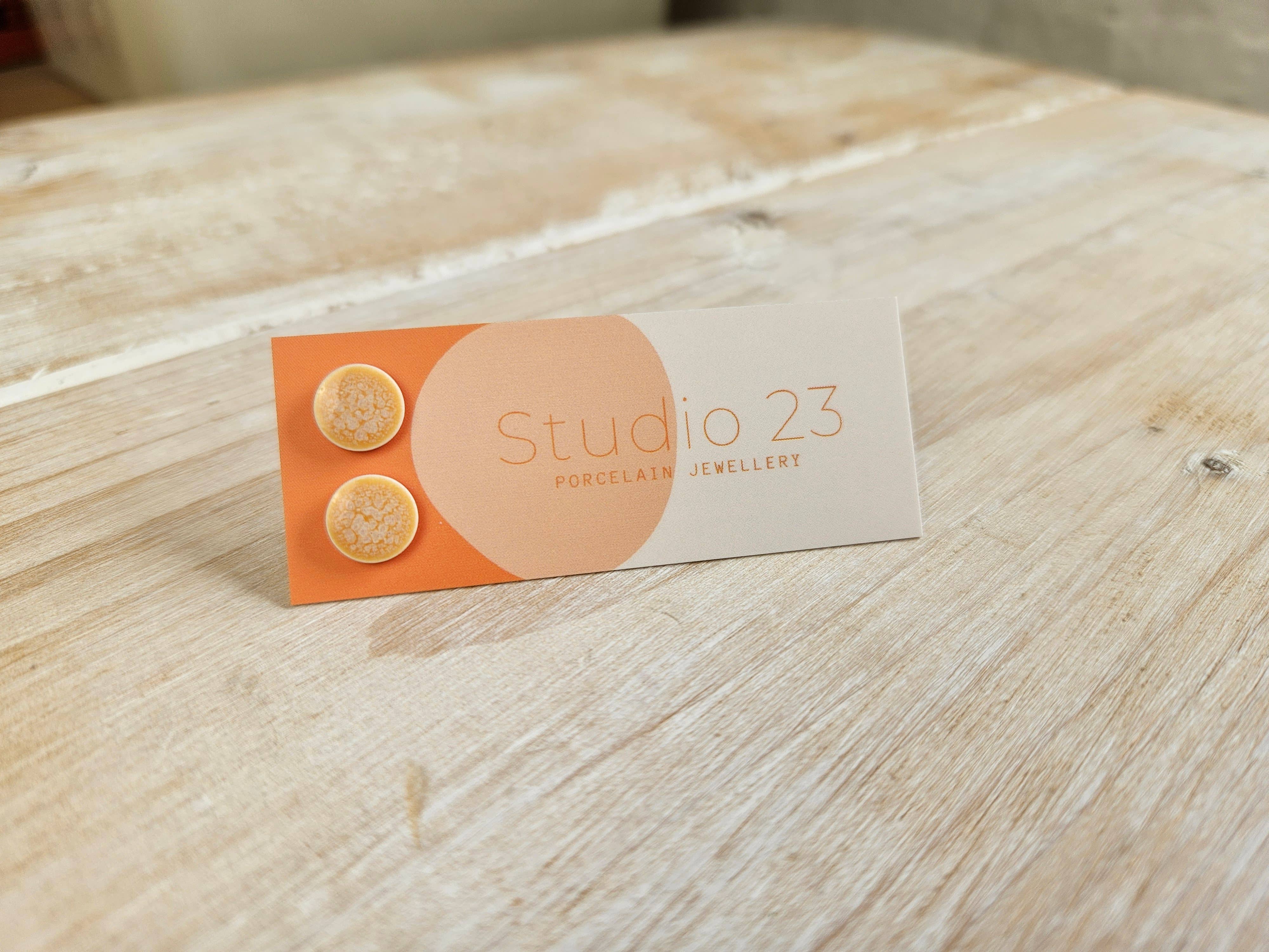 Studio 23 Ceramics - Wholesale Stud/Post Earrings - Stud Circle Earring Pair3