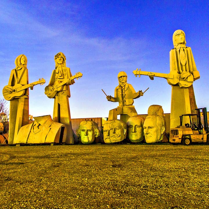 Beatles Sculpture Coaster for wholesale by South Austin Gallery