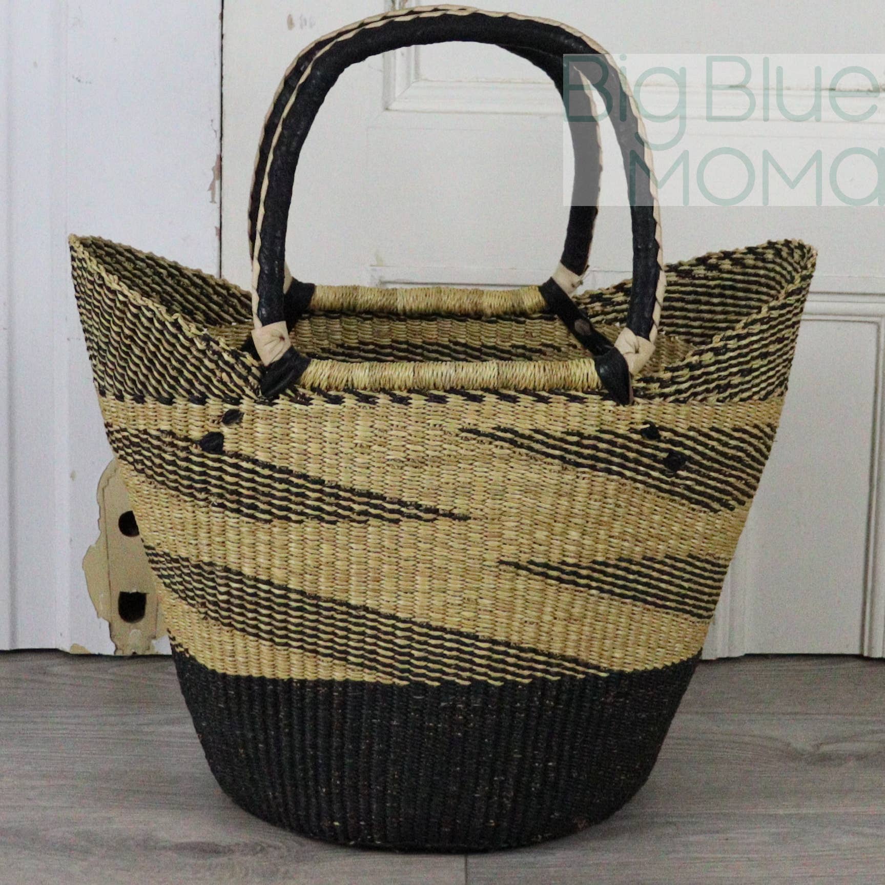 Big Blue Moma - Wholesale Beach Bag - U Shopper Large - Natural Palette14
