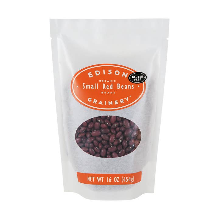 Edison Grainery Organic Small Red Beans 16 oz for wholesale by Edison Grainery
