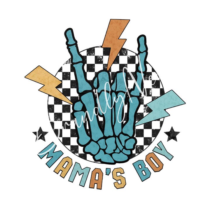 Rock 'n Roll Mama's Boy Transfer for wholesale by BrandlyNew