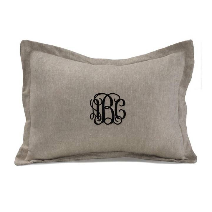 Kussenhoes van vlas linnen (INCLUSIEF inzetstuk) voor wholesale door Liz And Roo