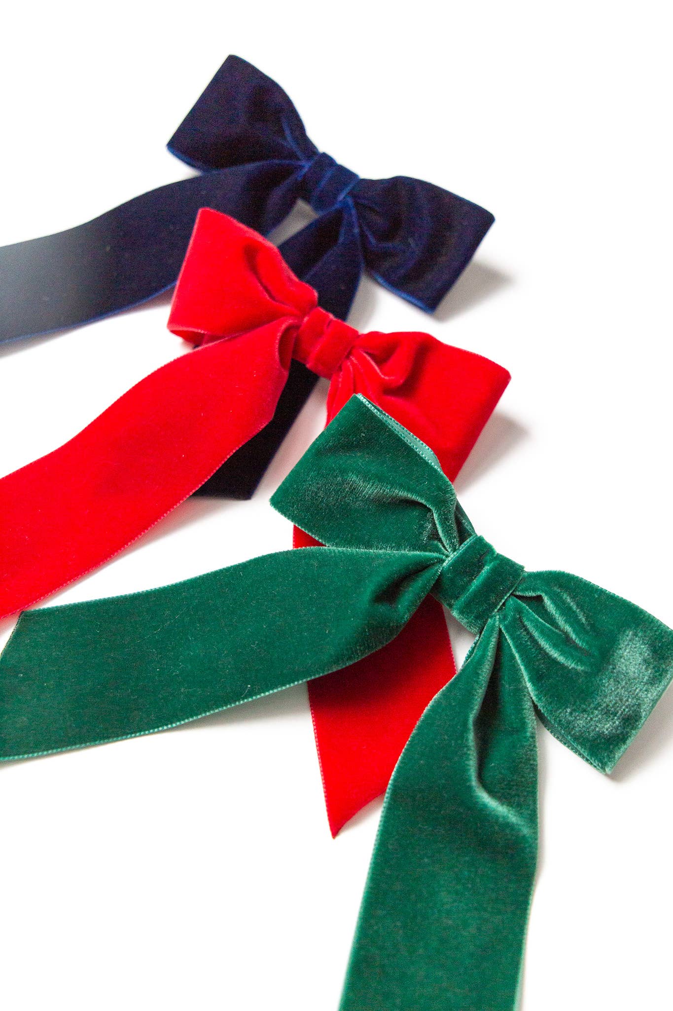 Grace & Grandeur - Wholesale Hair Bow - Women's - Large Velvet Hair Bow Barrette for Women | Bailee Bow30