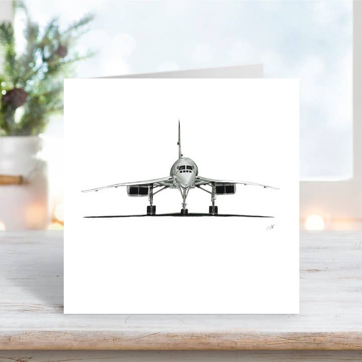 Libra Fine Arts - Wholesale Goodbye Card - Concorde Greeting Cards | Farewell Cards | Bon Voyage Cards