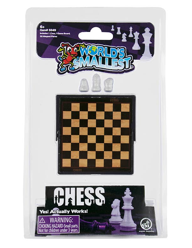 Super Impulse USA - Wholesale Toy Set - Kids - World's Smallest Chess Game0