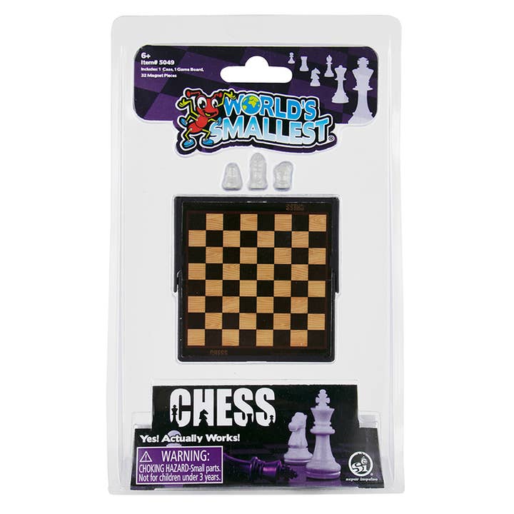 Super Impulse USA - Wholesale Toy Set - Kids - World's Smallest Chess Game