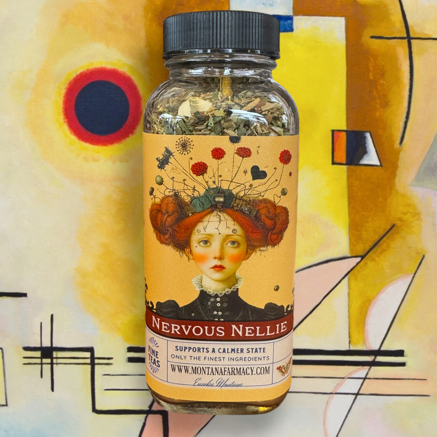 Montana Farmacy - Vendita all'ingrosso Tè sfusi - Tè Lil Miss Nervous Nellie Calm Yer Nerves Worry Wort3