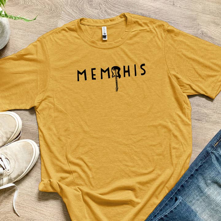 Memphis TN (Guitar) - Herre Tee for engroshandel hos Moonlight Makers