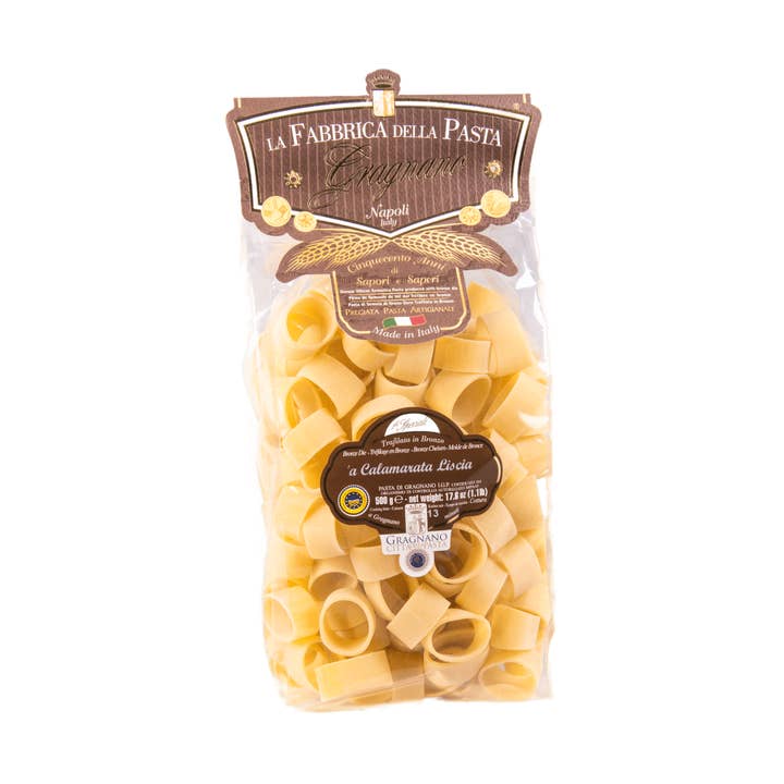 Calamarata Liscia by La Fabbrica della Pasta for wholesale by Zia Pia