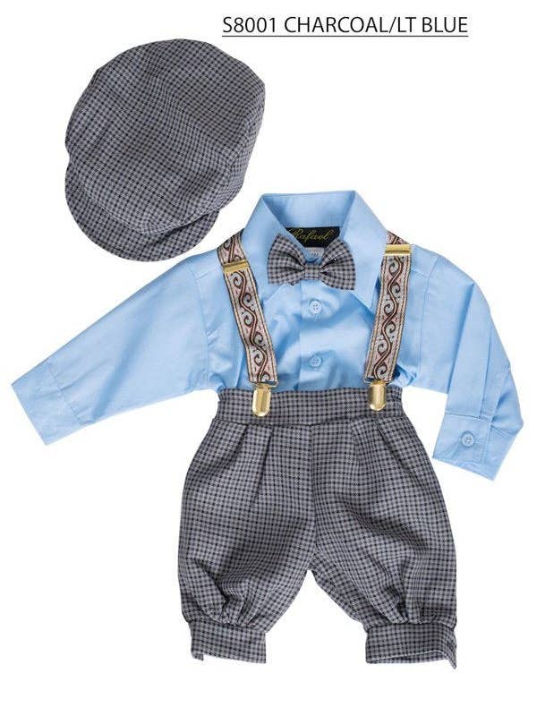 Toddler Baby Boys Shirt Pant Bow tie Hat W Drawstring Pants for wholesale by Setco.26