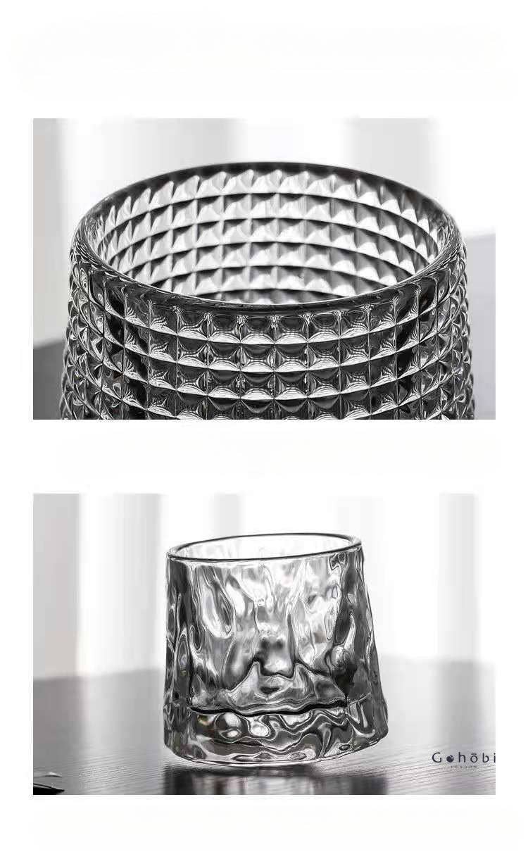 Gohobi （We cover U.S. import duties） – wholesale Cocktail/liquor glass – Gohobi Handmade Rotating Glass Tumbler –  Glass for Bar & Home4