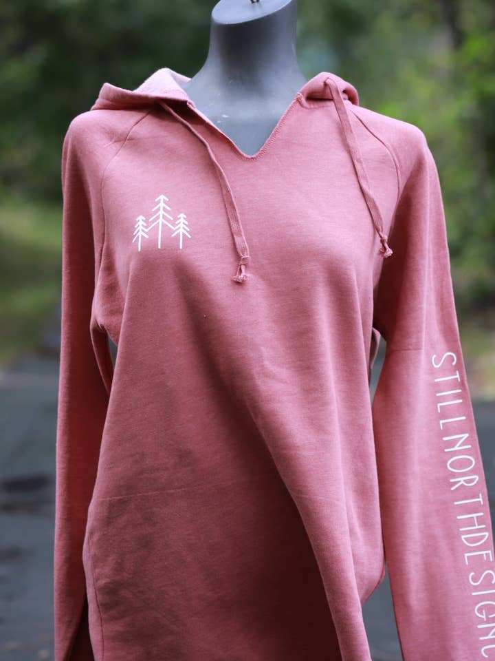 CALIFORNIA COAST V NECK HOODIE for wholesale by Still North Design Co