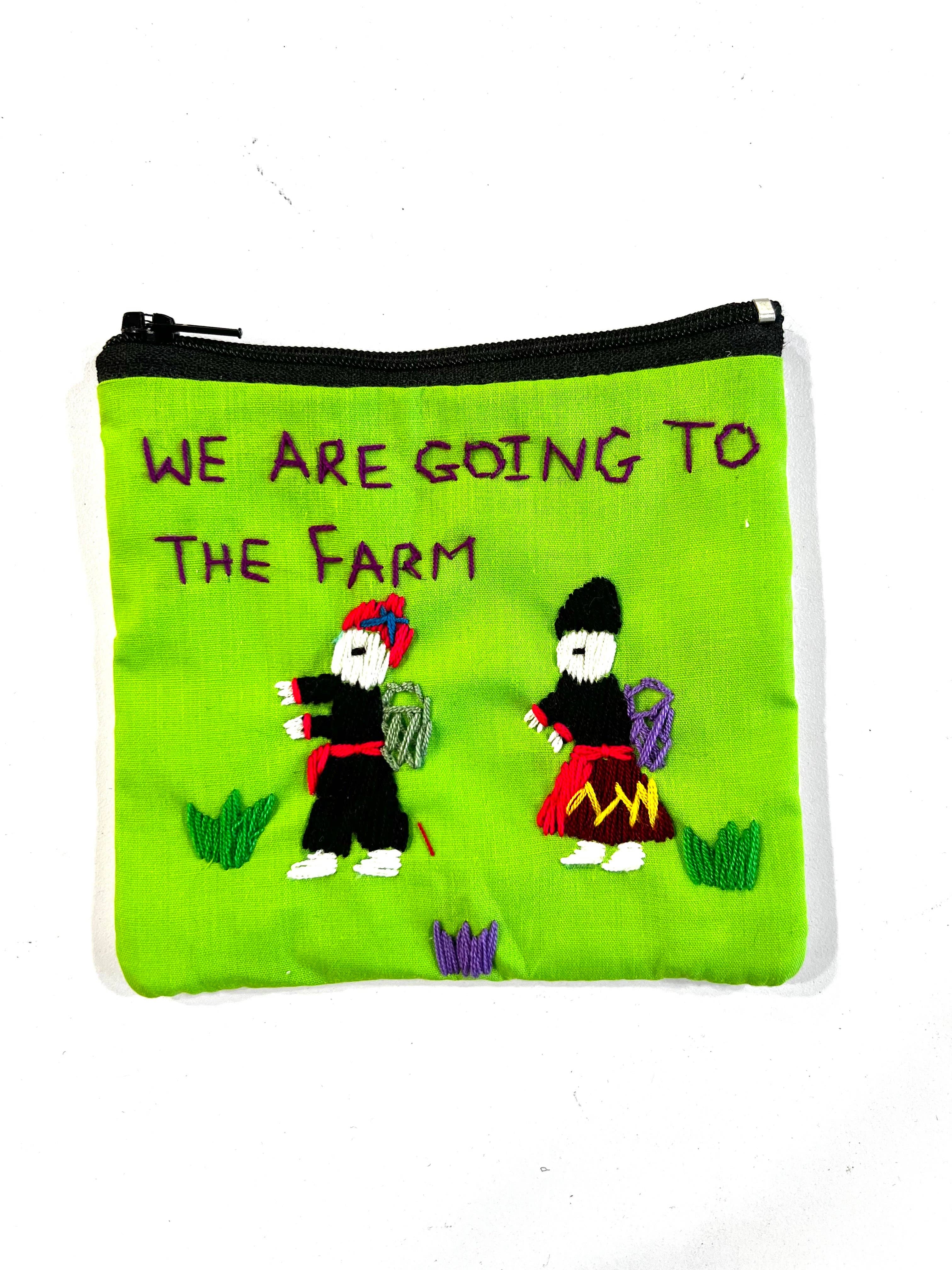 Wooven - Wholesale Pouch - Women's - "Chalee" Small Hand Embroidered Pouches by Hmong Youth in Laos9