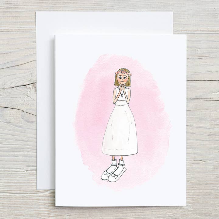 First Communion Card, For Her for wholesale by Andi’s People