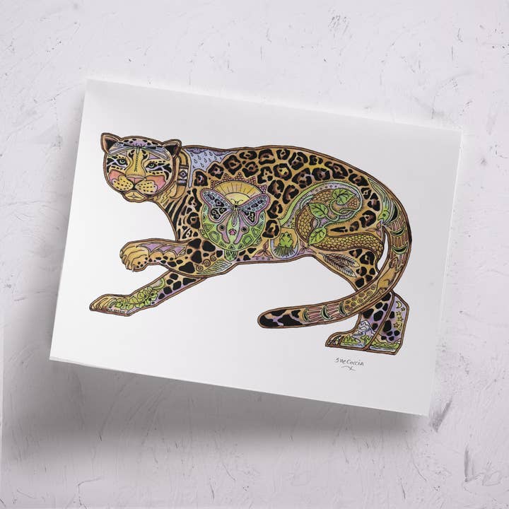 Jaguar signierter Druck für den Großhandel von EarthArt International