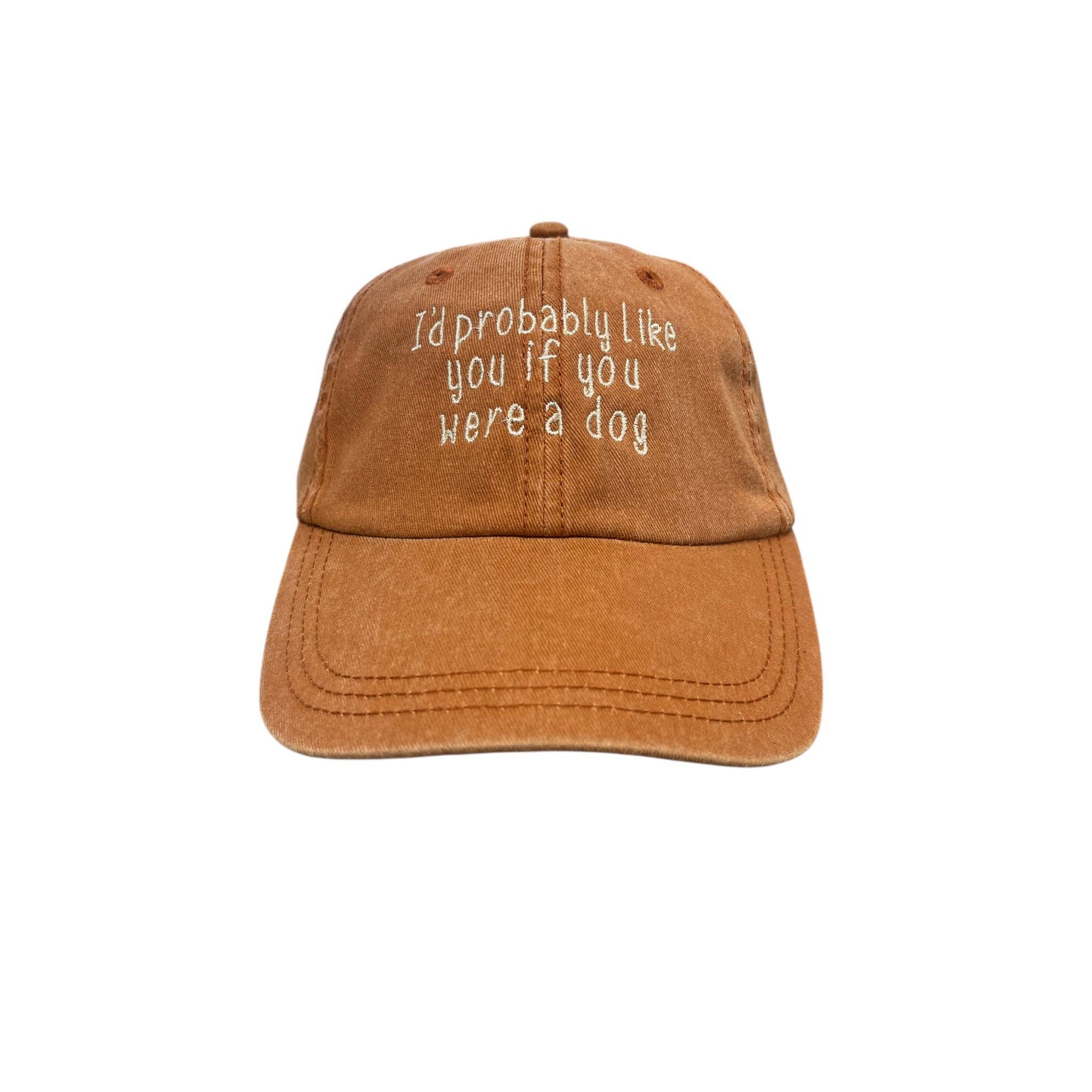 Tug Tees - Wholesale Baseball Cap - Unisex - I'd Probably Like You If You Were A Dog Baseball Cap2
