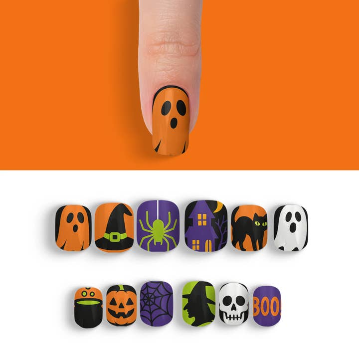 FYNE BODY - Wholesale Press-on/fake nails - Wicked Midnight Magic Black Halloween Press-On Nails90