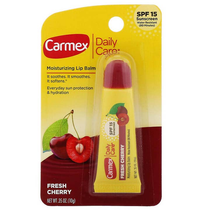 KT Supply - Wholesale Lip Balm - Carmex Lip Balm Tube Cherry 0.35 Oz.