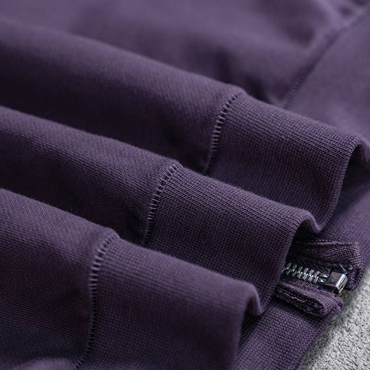 Sodalemon – wholesale Hoodie - Unisex – Överdimensionerad Terry Fleece Zip Hoodie Mysig Unisex Loungejacka7