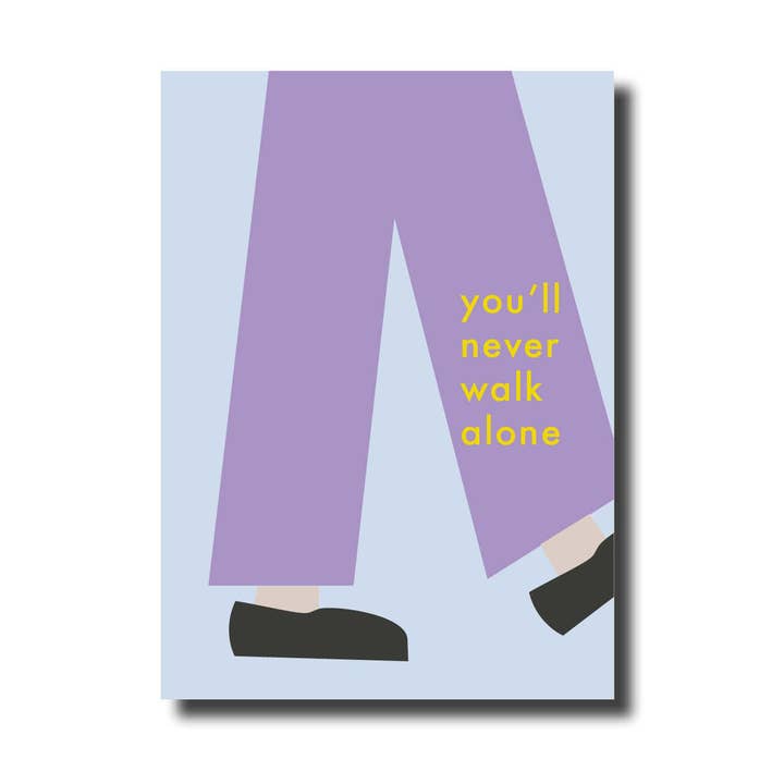 De Lange Tafel - Wholesale Postcard - Postcard you'll never walk alone0