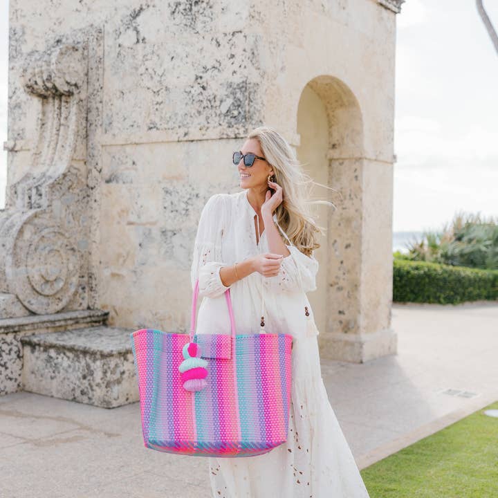 Squeeze De Citron - Wholesale Tote Bag - Women's - Rain Unicorn Swirl Citron Tote10