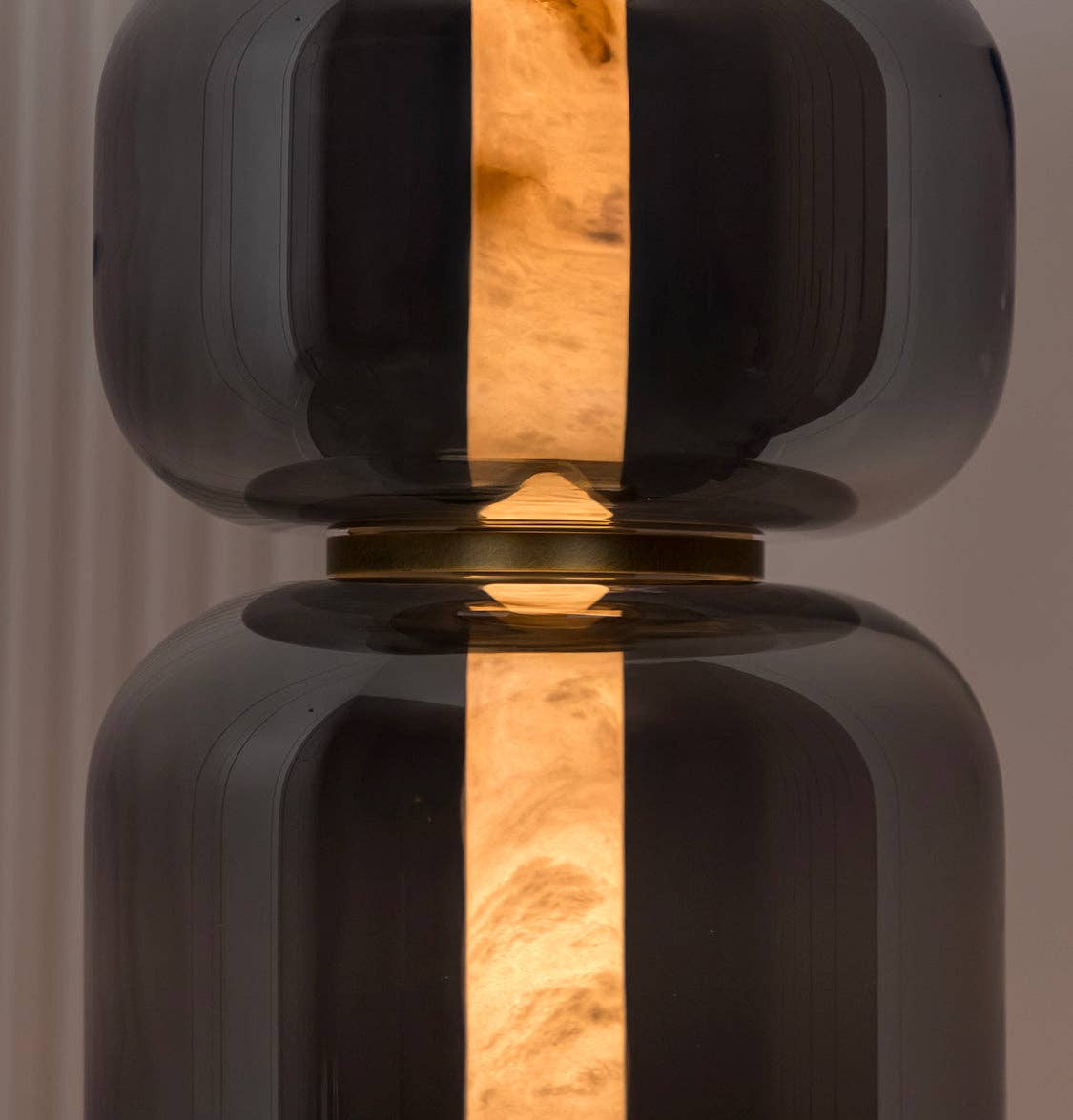 HEKA LIGHTING & TRADING LTD - Wholesale Floor Lamp - Seoul Four Smoked Glass Antique Marble Floor Lamp6