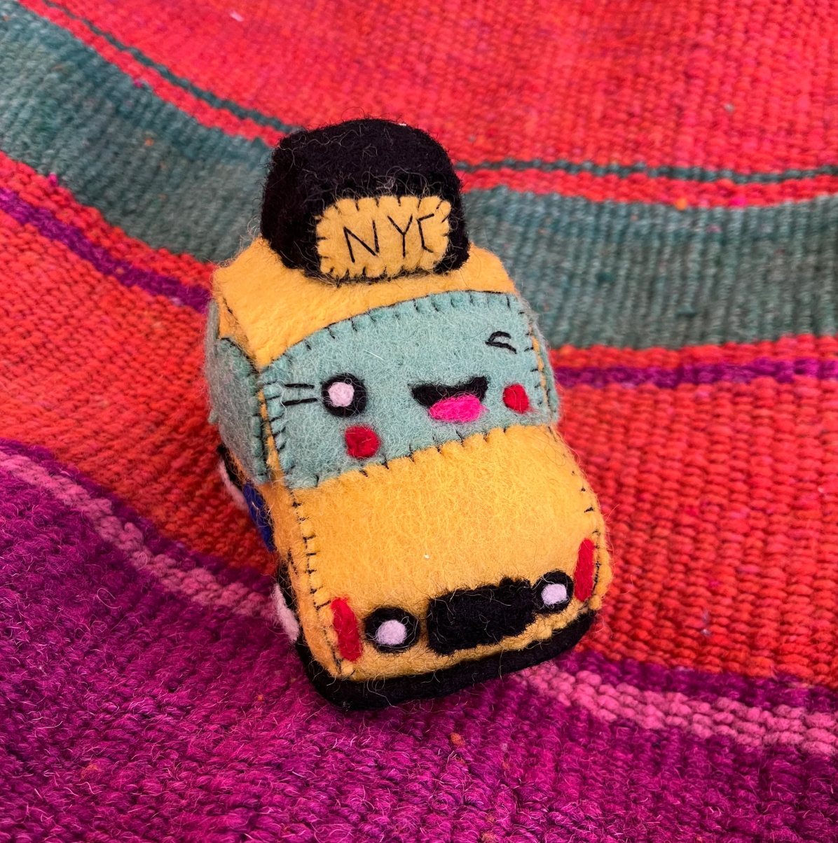 Yellow NYC Taxi Toy for wholesale on Faire2