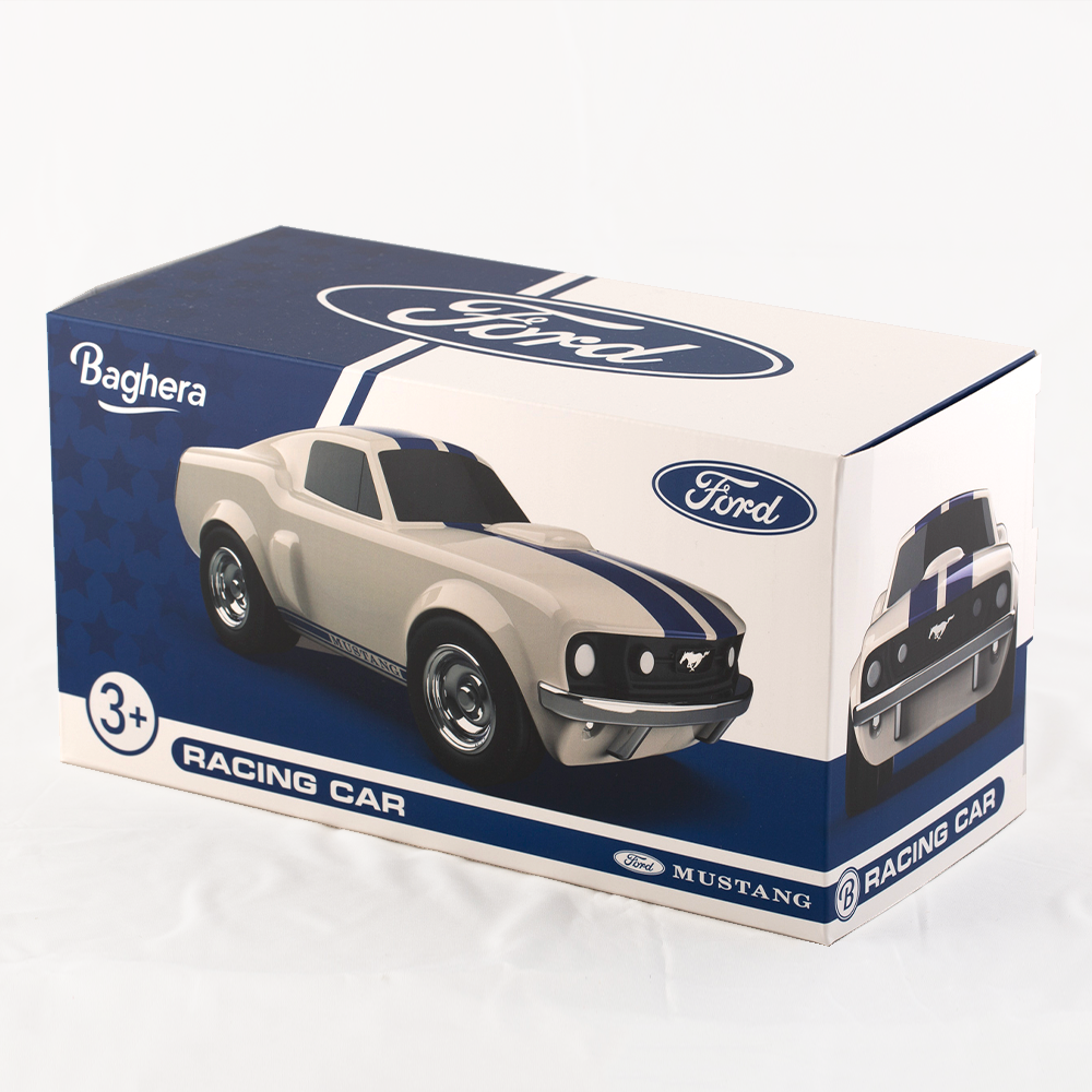 Baghera - Wholesale Toy Car/Truck - Kids - Small Toy Car Ford Mustang Ivory White5