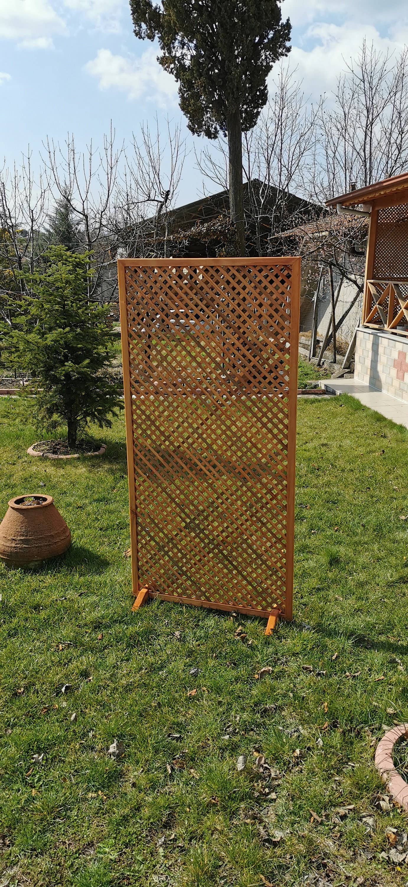 Deholzwart GmbH – wholesale Outdoor ornament/decor – DeHolzwart trellis trellis wood privacy arch1