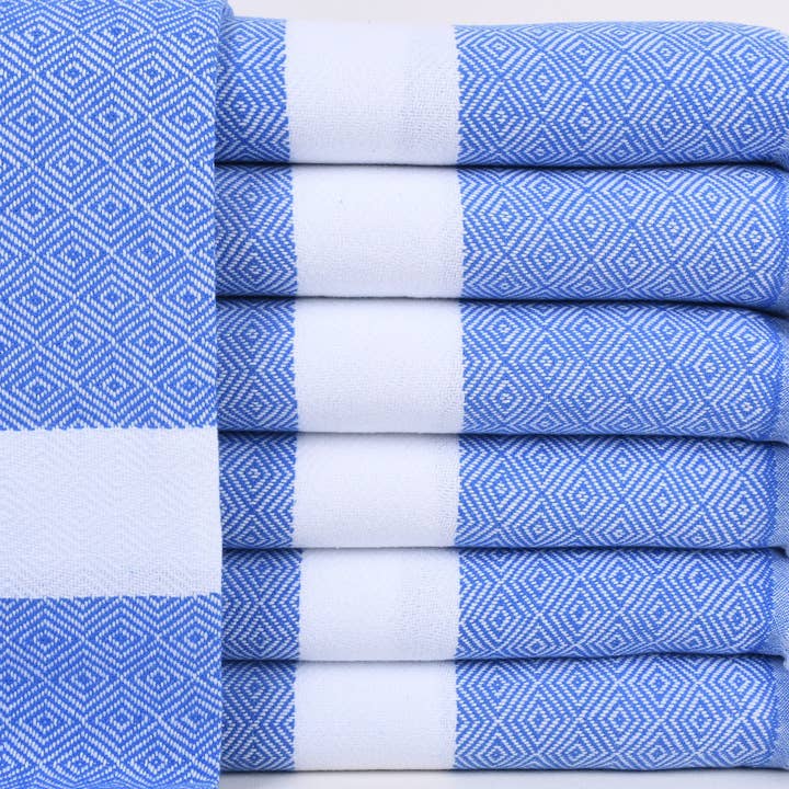 Organic Turkish Towels - Wholesale Beach Towel - Custom Beach Towel, Personalized Diamond Towel