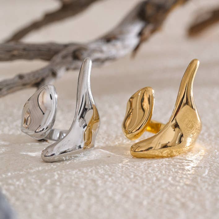 Geometric Modern Ring - Gold or Silver for wholesale by Misgraceful