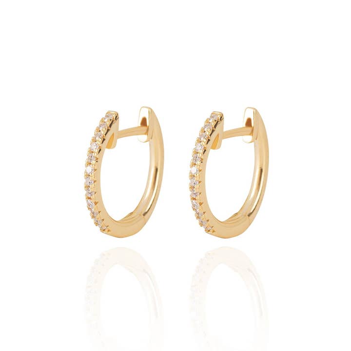 ALEA OVALE HOEPELS - Goud voor wholesale door CLASSYANDFABULOUS Jewelry