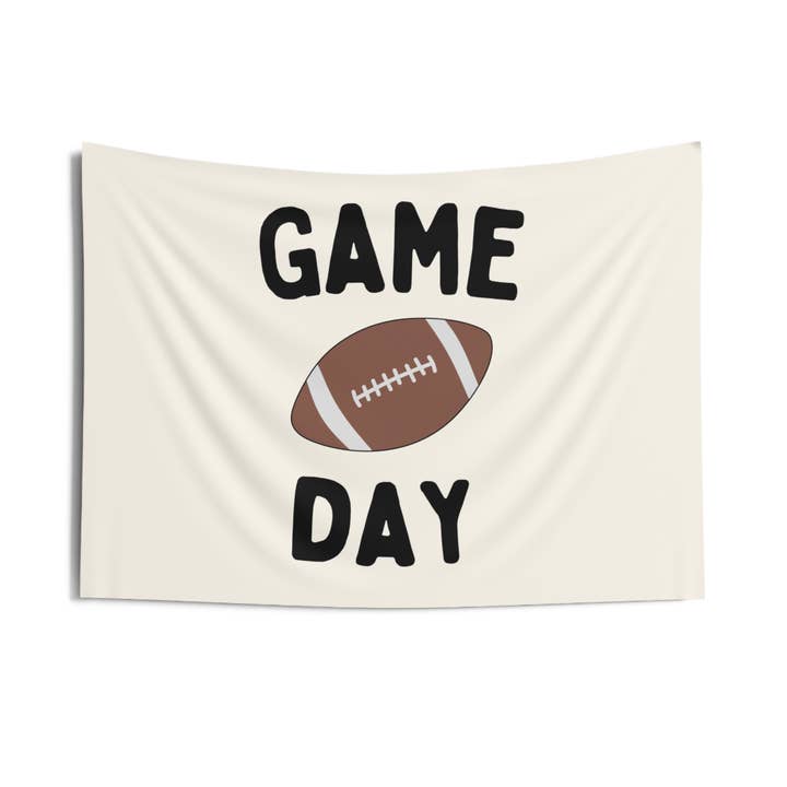 Football Game Day Banner for wholesale by The Little Lemons Company