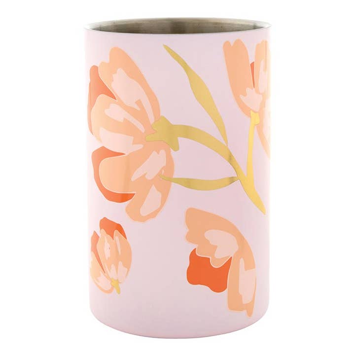 Slant Collections by Creative Brands - Wholesale Wine Bucket - Stainless Steel Wine Chiller - Floral