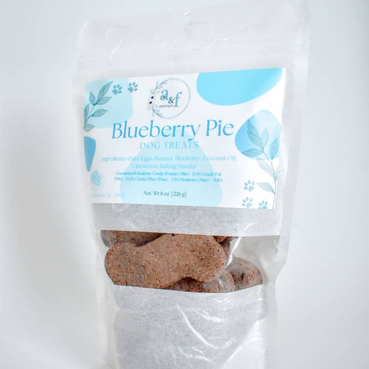 A&F Bonetique - Wholesale Pet Treats - Dog - Blueberry Pie Dog Treats